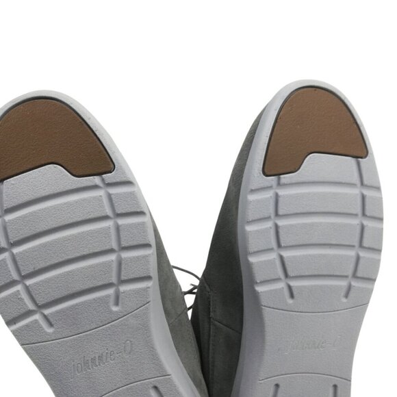 Johnnie O Chill Chukka Gray Suede Shoes Size 11 Leather Classic Lace Up Boots